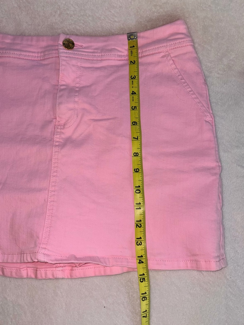 Lilly Pulitzer Colette Denim Skort Sz 8 - Picture 8 of 9